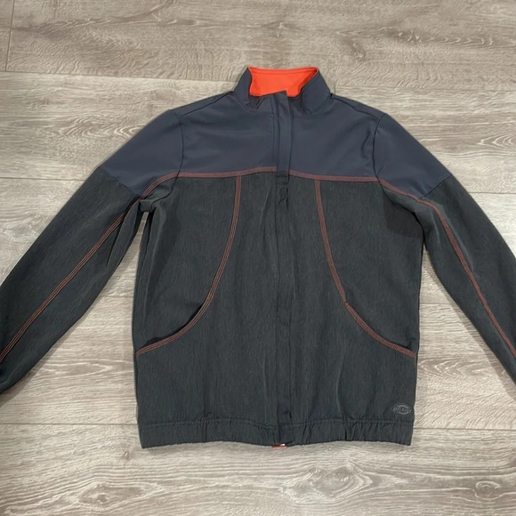 Dickies Dynamix Zip Front Bomber Scrub Jacket Gray S - Picture 3 of 16